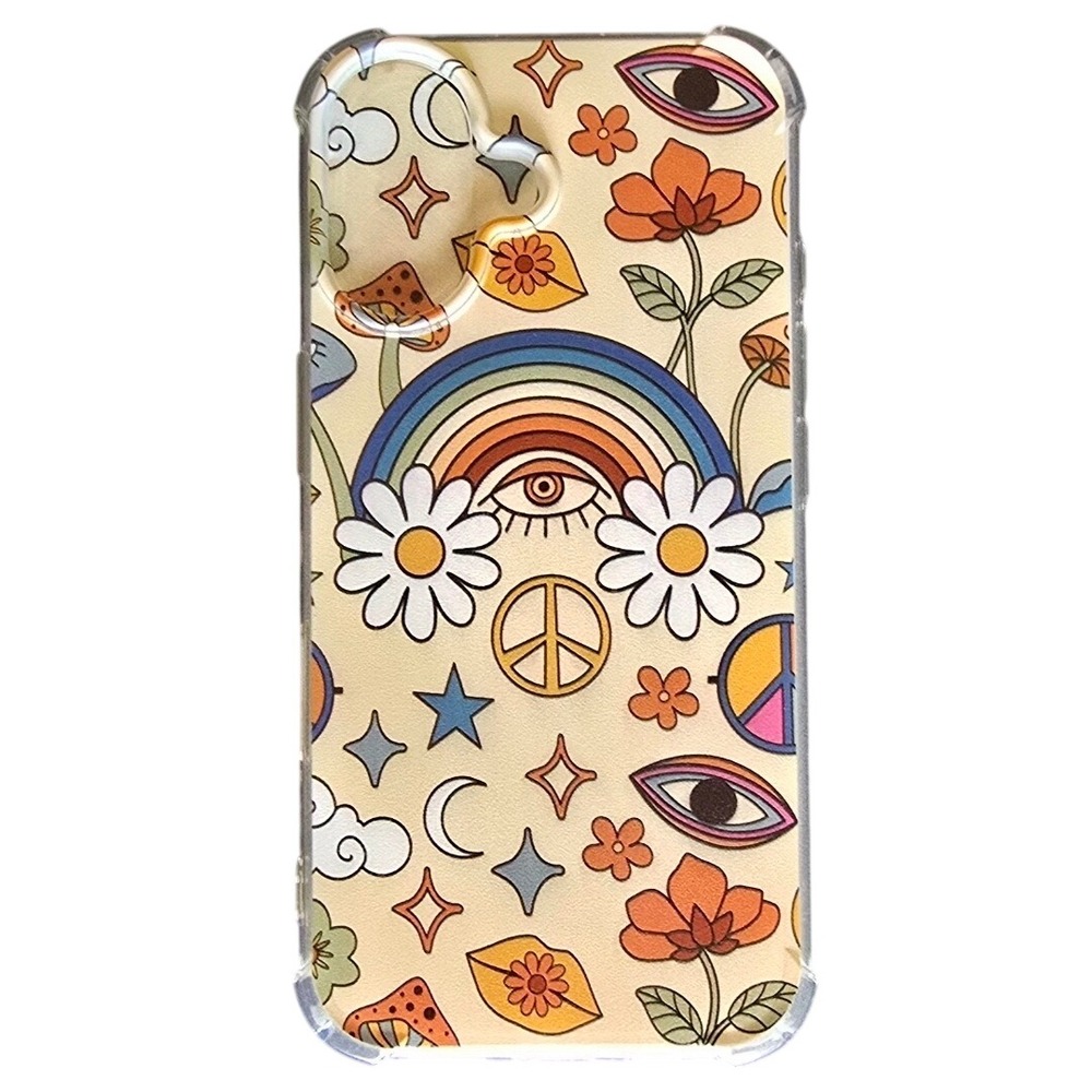 **3/$15** iPhone 16 Phone Case Hippy Trippy Good Vibes Retro Designs - Picture 1 of 2